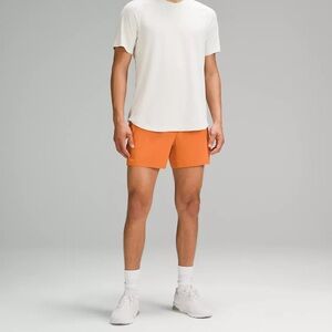 Lululemon 6” Bright Coral Workout Shorts